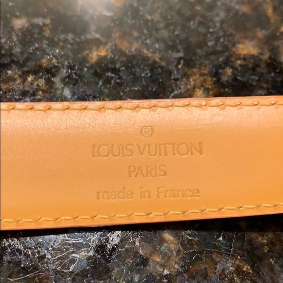 Louis Vuitton Yellow Epi Belt - Picture 6 of 7